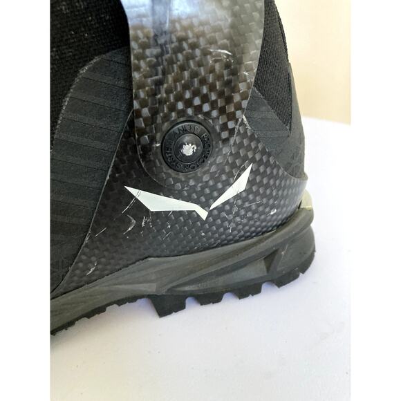 Salewa Ortles Colour Boots Mens Size 9 Hiking Lightweight Waterproof Black - Picture 5 of 16